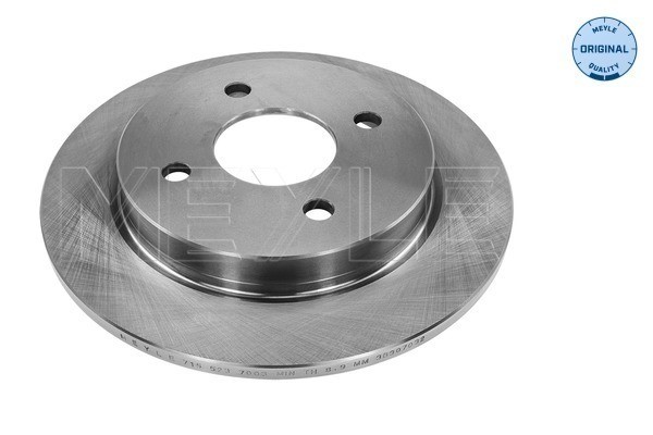 Bromsskiva Solid, Bakaxel Meyle 715 523 0010 MEYLE