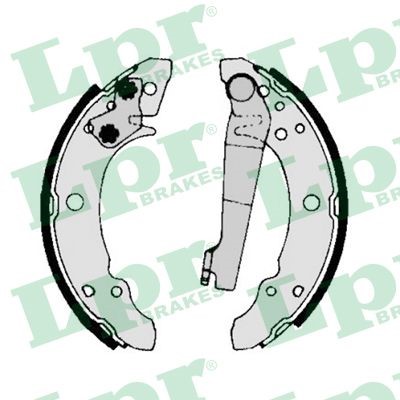 Bromsbackar, sats, Bakaxel Lpr 00140 LPR