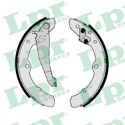 Bromsbackar, sats Ventilerad, Bakaxel Lpr 00150 LPR
