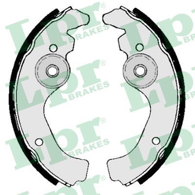 Bromsbackar, sats, Framaxel, Bakaxel Lpr 00660 LPR
