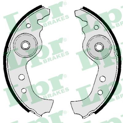 Bromsbackar, sats, Bakaxel, Framaxel Lpr 00890 LPR