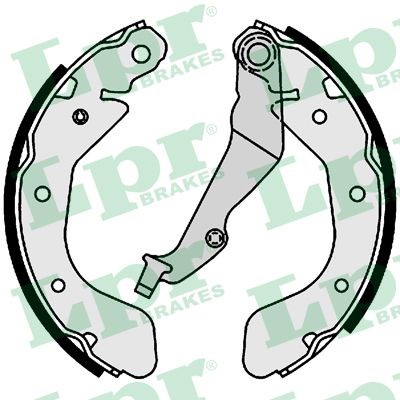Bromsbackar, sats, Bakaxel Lpr 01001 LPR