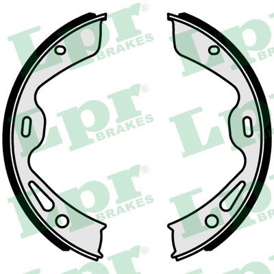 Bromsbackar, sats, parkeringsbroms, Bakaxel Lpr 01042 LPR