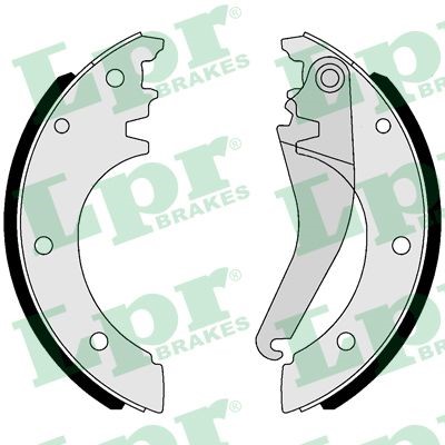 Bromsbackar, sats, parkeringsbroms, Bakaxel Lpr 01052 LPR