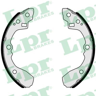 Bromsbackar, sats, Bakaxel Lpr 01054 LPR