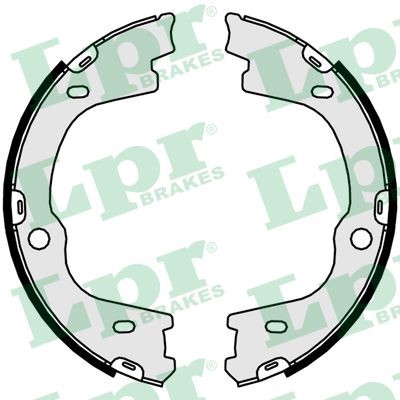 Bromsbackar, sats, parkeringsbroms, Bakaxel Lpr 01057 LPR