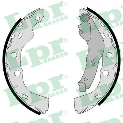 Bromsbackar, sats, Bakaxel Lpr 01071 LPR