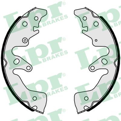 Bromsbackar, sats, Bakaxel Lpr 01076 LPR