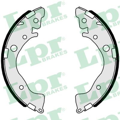 Bromsbackar, sats, Bakaxel Lpr 01079 LPR