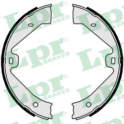 Bromsbackar, sats, parkeringsbroms, Bakaxel Lpr 01085 LPR