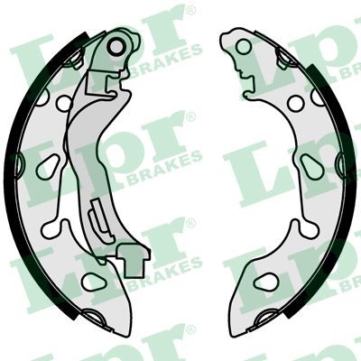 Bromsbackar, sats, Bakaxel Lpr 01088 LPR