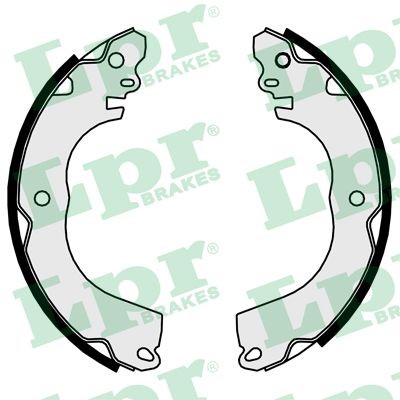 Bromsbackar, sats, Bakaxel Lpr 01097 LPR