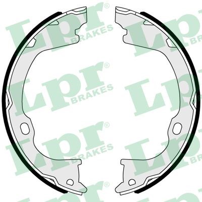 Bromsbackar, sats, parkeringsbroms, Bakaxel Lpr 01102 LPR