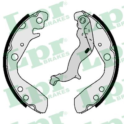 Bromsbackar, sats, Bakaxel Lpr 01103 LPR