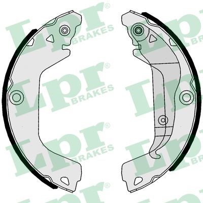 Bromsbackar, sats, Bakaxel Lpr 01112 LPR