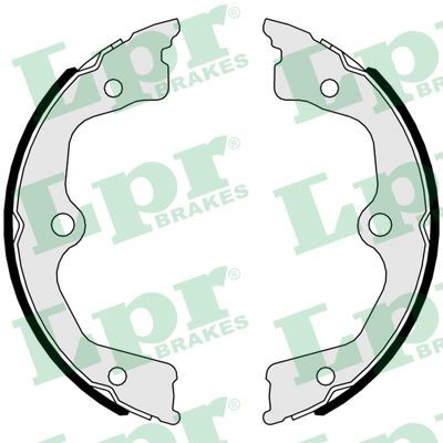 Bromsbackar, sats, parkeringsbroms, Bakaxel Lpr 01114 LPR