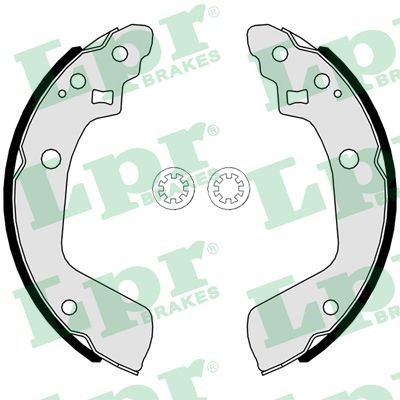 Bromsbackar, sats, Bakaxel Lpr 01121 LPR