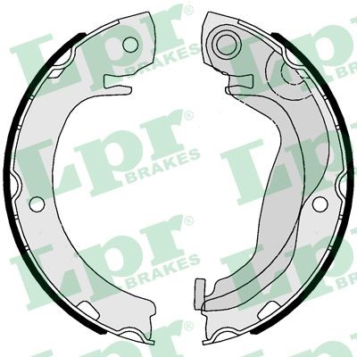 Bromsbackar, sats, parkeringsbroms, Bakaxel Lpr 01123 LPR