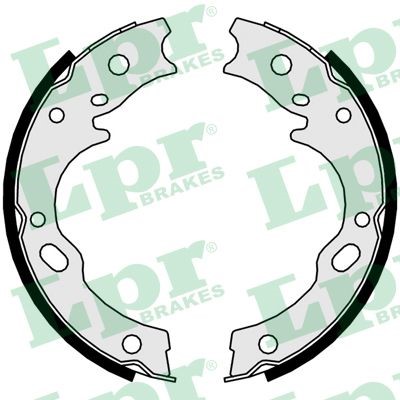 Bromsbackar, sats, parkeringsbroms, Bakaxel Lpr 01127 LPR
