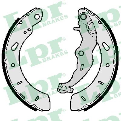 Bromsbackar, sats, Bakaxel Lpr 01132 LPR