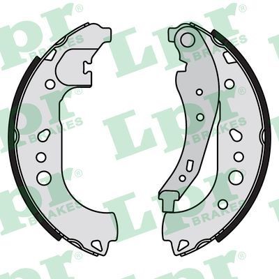 Bromsbackar, sats, Bakaxel Lpr 01181 LPR