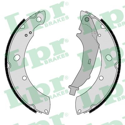 Bromsbackar, sats, Bakaxel Lpr 01182 LPR Bromsbackar, sats, Bakaxel Lpr 01182 LPR