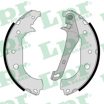 Bromsbackar, sats, Bakaxel Lpr 01184 LPR