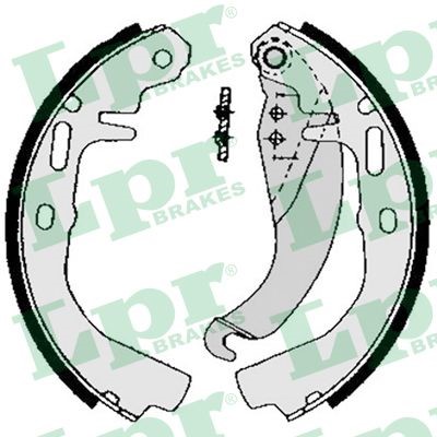 Bromsbackar, sats, Bakaxel Lpr 02500 LPR