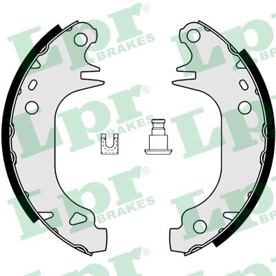 Bromsbackar, sats, Bakaxel Lpr 02900 LPR