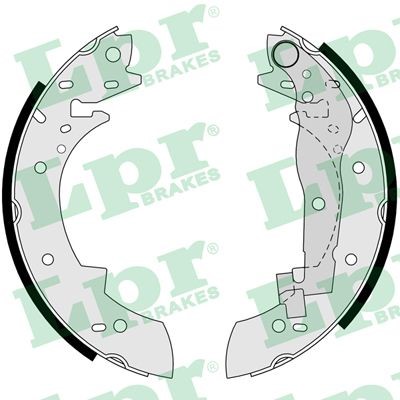 Bromsbackar, sats, Bakaxel Lpr 03330 LPR