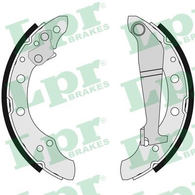 Bromsbackar, sats, Bakaxel Lpr 04100 LPR