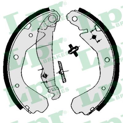 Bromsbackar, sats, Bakaxel Lpr 04660 LPR