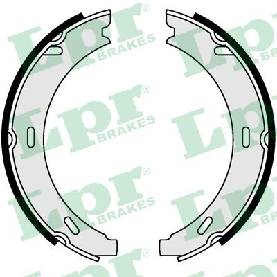 Bromsbackar, sats, parkeringsbroms, Bakaxel LPR