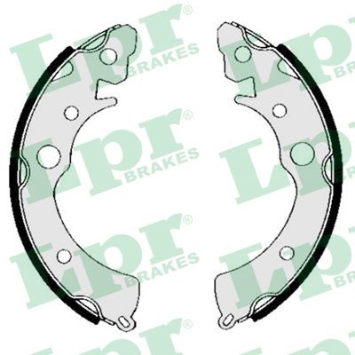 Bromsbackar, sats, Bakaxel Lpr 04810 LPR