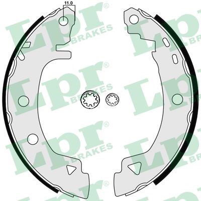 Bromsbackar, sats, Bakaxel Lpr 04920 LPR