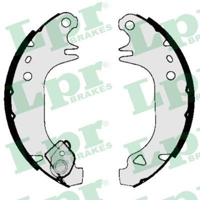 Bromsbackar, sats, Bakaxel Lpr 04950 LPR