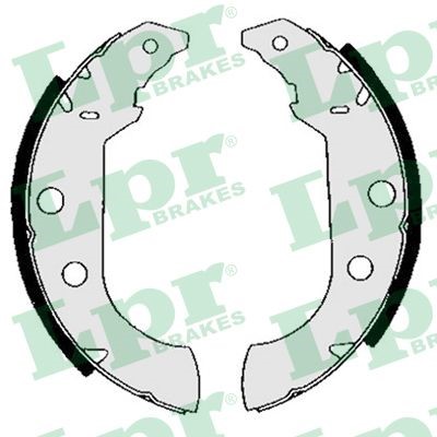 Bromsbackar, sats, Bakaxel Lpr 04980 LPR