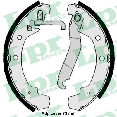 Bromsbackar, sats, Bakaxel Lpr 05000 LPR