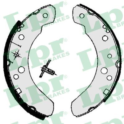 Bromsbackar, sats, Bakaxel Lpr 05070 LPR