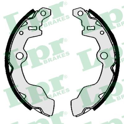 Bromsbackar, sats, Bakaxel Lpr 05080 LPR