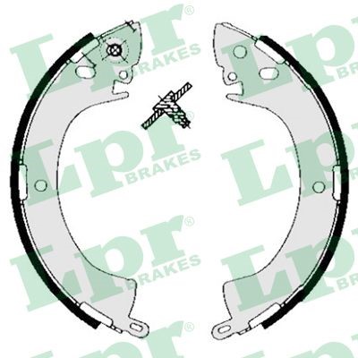 Bromsbackar, sats, Bakaxel Lpr 05240 LPR