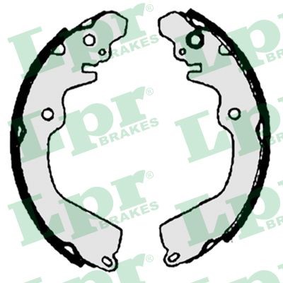 Bromsbackar, sats, Bakaxel Lpr 05245 LPR