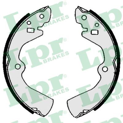 Bromsbackar, sats, Bakaxel Lpr 05480 LPR