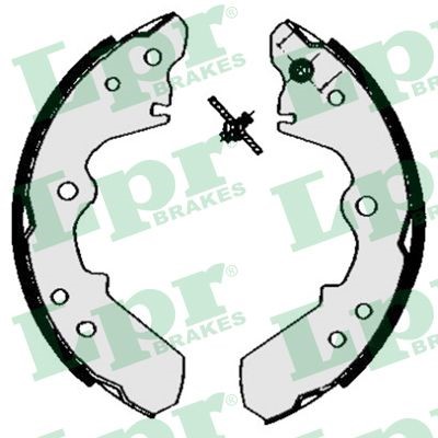 Bromsbackar, sats, Bakaxel Lpr 05520 LPR
