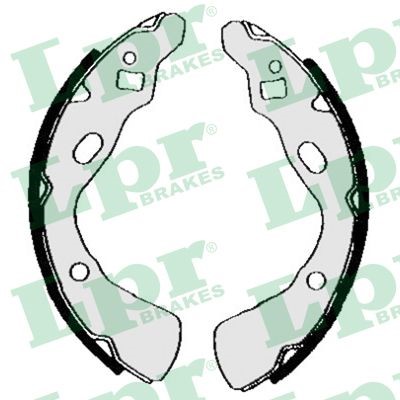 Bromsbackar, sats, Bakaxel Lpr 05680 LPR