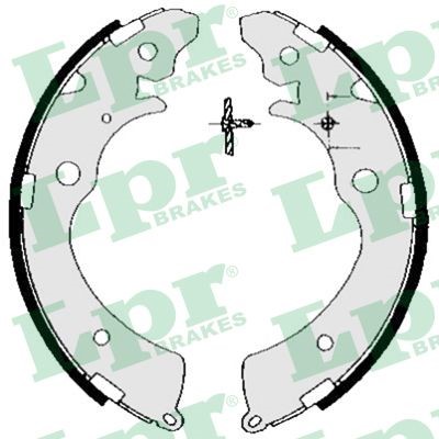 Bromsbackar, sats, Bakaxel Lpr 05690 LPR