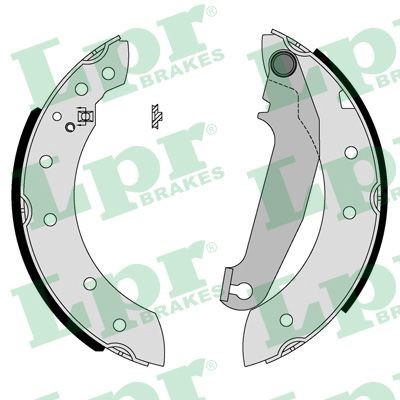 Bromsbackar, sats, Bakaxel Lpr 05750 LPR