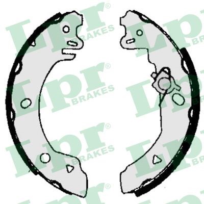 Bromsbackar, sats, Bakaxel Lpr 05770 LPR