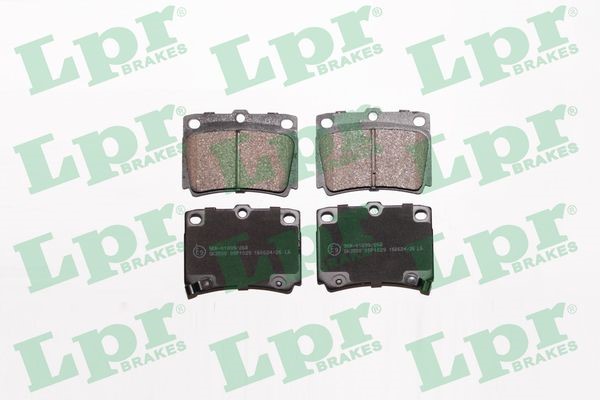 Bromsbeläggsats, Bakaxel Lpr 05P1029 LPR