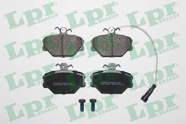 Bromsbeläggsats, Framaxel Lpr 05P102 LPR